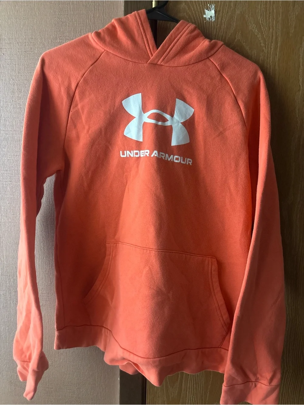 Peachy Orange Under Armor Hoddie